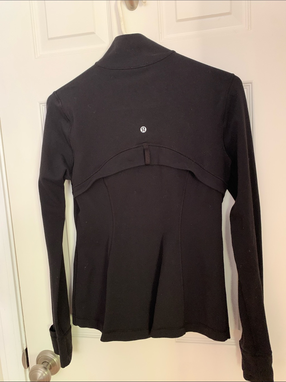 lululemon athletica Black Long Sleeve Athletic Jacket with Back Vent